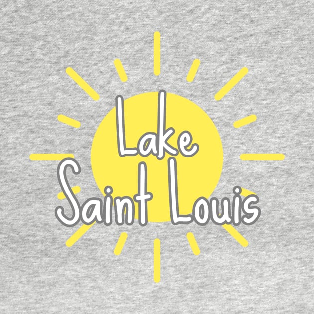 Lake Saint Louis - Yellow Sun by Harbor Bend Designs